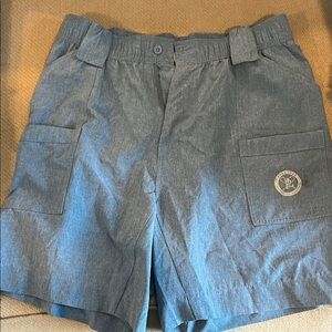 Men's Blue Cargo Shorts